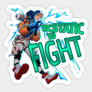 Wattson - Ecstatic To Fight Sticker